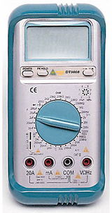 山创仪表系列DT-9808型3 1/2位数字万用表产品介绍